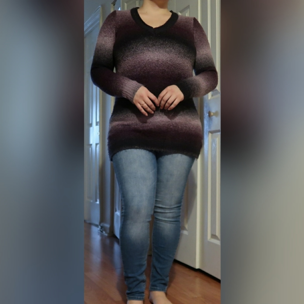 Soft Versatile Purple Sweater